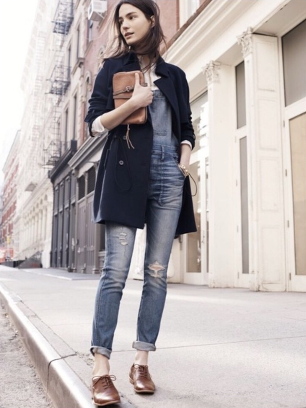 MADEWELL SKINNY OVERALLS ADRIAN WASH, SIZE SMALL, EUC
